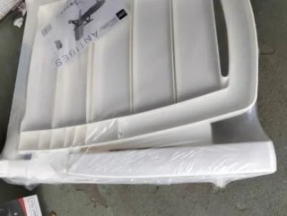 Shaf Sp Garden Tumbona Plegable Blanco 56x189x69