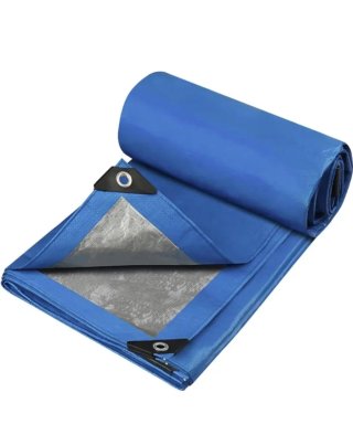 Lona Resistente 3,6x4,8m Azul/Plata