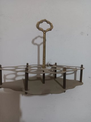 Base de bronce para catavinos
