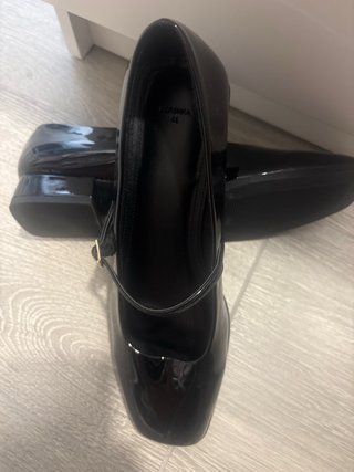 Zapatos charol negros Mary Jane talla 41