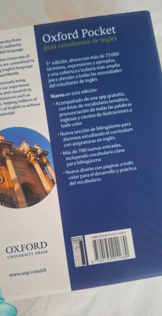 Diccionario Oxford Pocket para estudiantes de i...