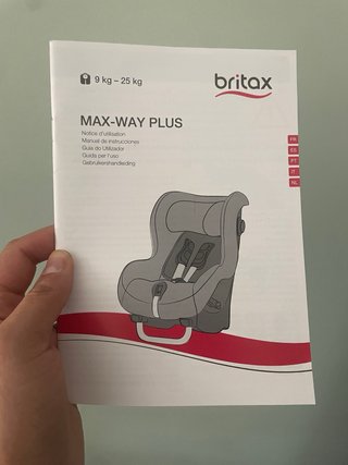 Silla Coche Britax Römer Max Way Plus