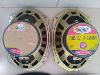 Pareja Altavoces para coche 3 Vías 200W