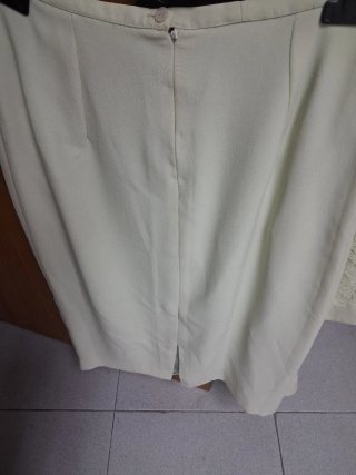 Traje chaqueta y falda verde
