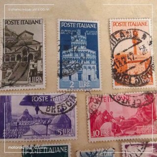 8 Francobolli Italiani Usati 1946