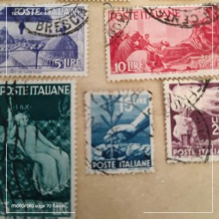 8 Francobolli Italiani Usati 1946