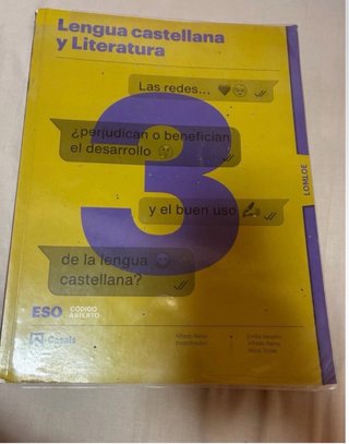 Libro lengua y literatura 3º de la eso