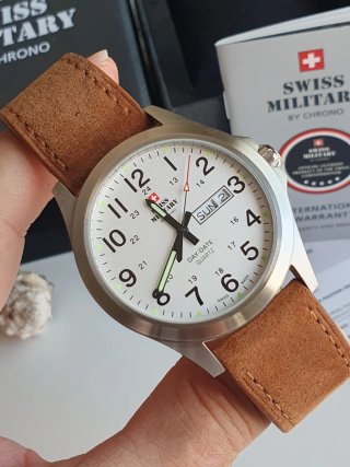 Reloj Swiss Military, mov Ronda Suizo, zafiro