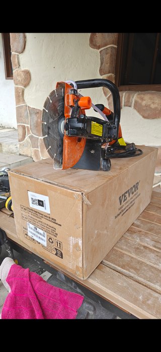 Sierra hormigon vevor