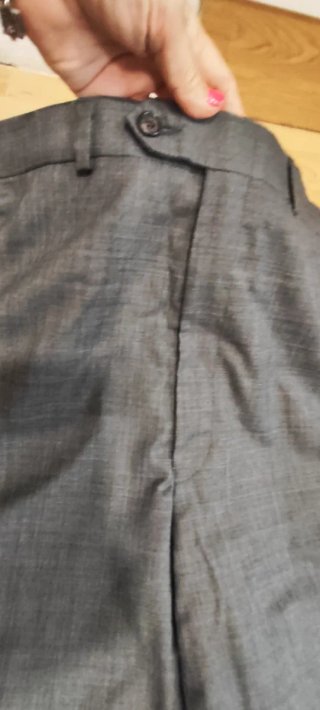 Pantalón de traje Ralph Lauren Gris Talla 4XL
