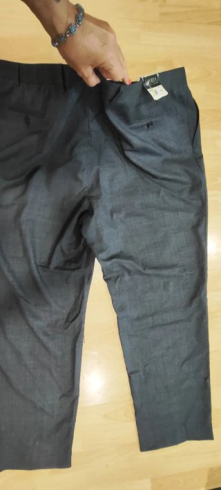 Pantalón de traje Ralph Lauren Gris Talla 4XL