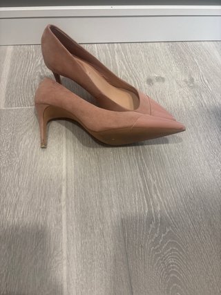 Zapatos de salón beige/rosa talla 41