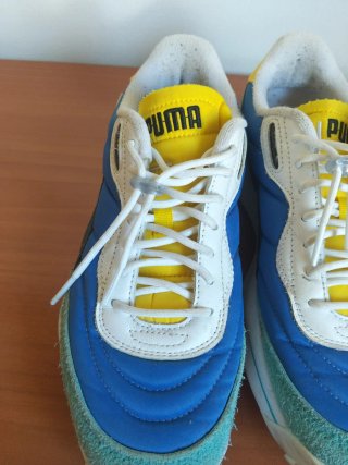 Zapatillas Puma Style Rider BP Azul/Amarillo