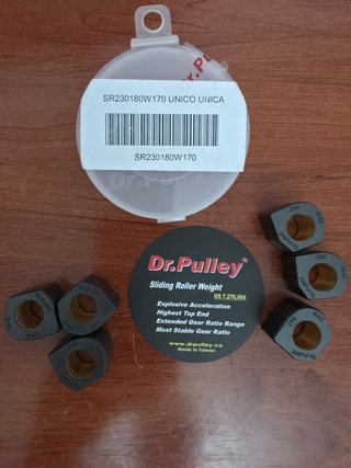 Rodillos Dr. Pulley Yamaha Tricity 300 23x18 17gr.