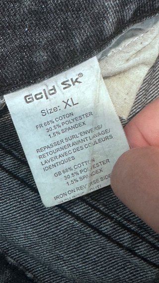 Pantalones cortos vaqueros grises GOLD SK