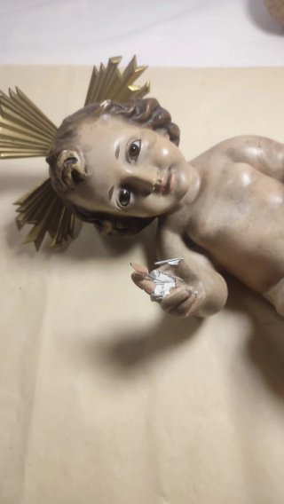 Niño Jesús figura antigua