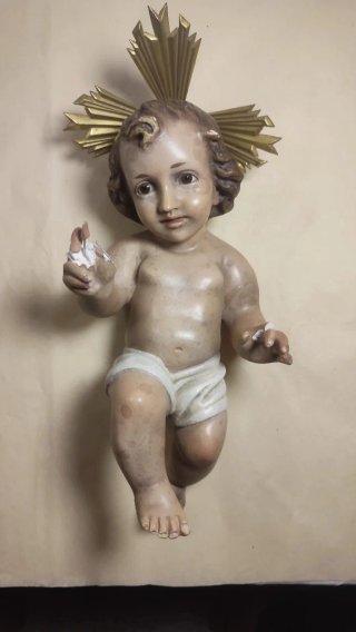 Niño Jesús figura antigua