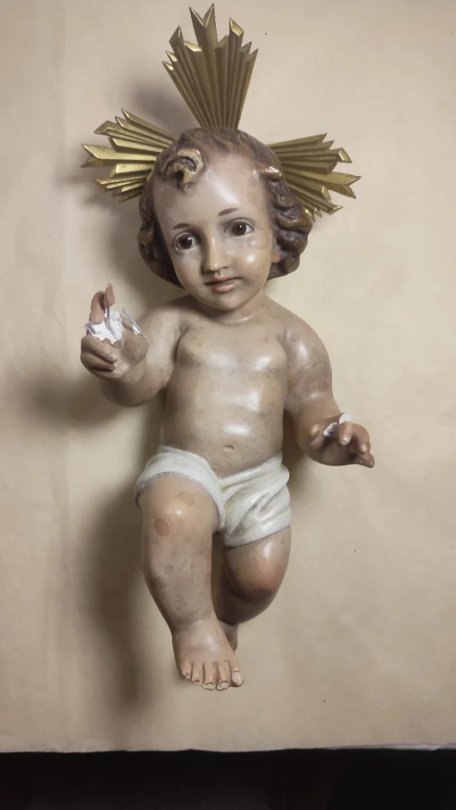 Niño Jesús figura antigua