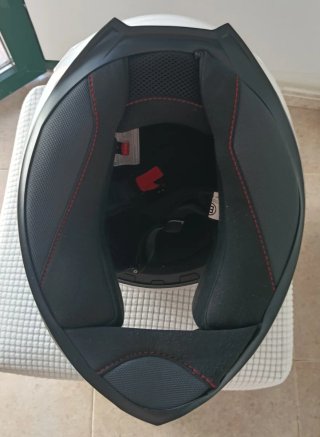 Casco de moto blanco UNIK
