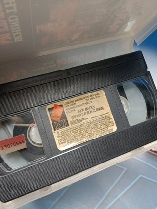 VHS IRON MAIDEN BEHIND THE IRON CURTAIN + Bruce Dickinson all areas- Dive! Dive! Live! VHS 1991 Ed Alemana