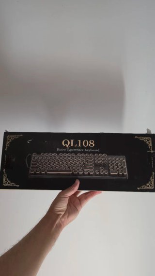 Teclado Mecánico Retro Máquina Escribir
