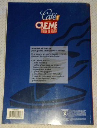 CAFE CREME 1 DE FRANCAIS ELEVE