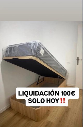 Canape + Colchon Madera