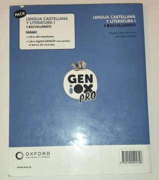 Lengua castellana y literatura I. Libro del est...