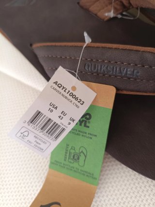 Chanclas Quiksilver Marrones