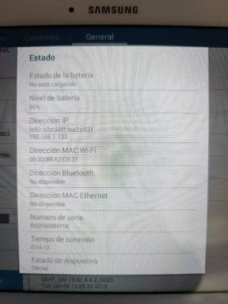 Samsung Galaxy Tab 4 Blanca