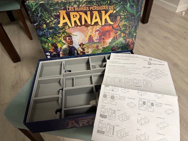 Inserto Folded Space Arnak + Exp. Líderes