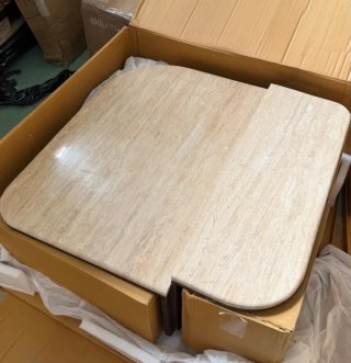 Sklum Mesa de centro 90x90 cm en piedra natural