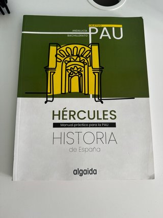 Libro algaida Historia de España 2°Bachillerato