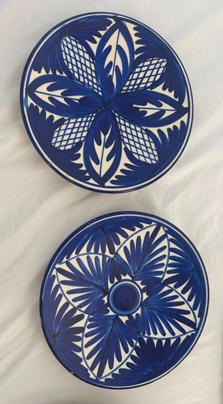 Lote 2 Piatti Decorativi da Parete Antichi