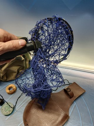 Material de pesca, bolsa con accesorios ( hilo, anzuelos, etec)