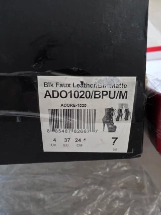 Tacones Pleaser ADORE-1020GWR Rosa Purpurina