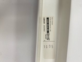 Banco Ikea Metal y Madera Blanco