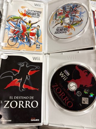 Lote 4 Juegos WII: