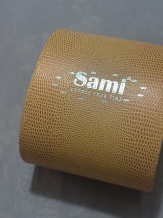 Reloj Sami Marrón y Plateado