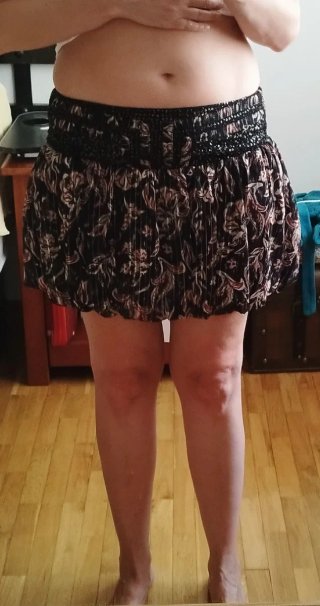 Falda Zara Estampada Globo Talla M