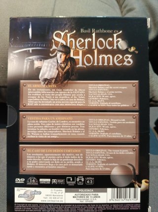 Sherlock Holmes 3 DVD Basil Rathbone