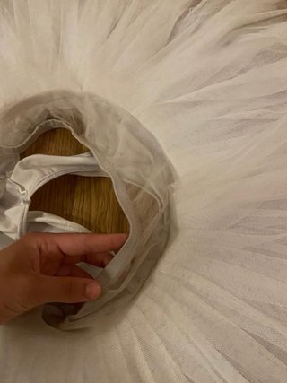 Tutu Danza Clásica Blanco Talla Única