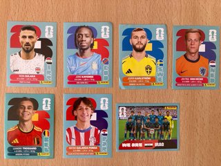 7 Cromos Panini Mundial 2026