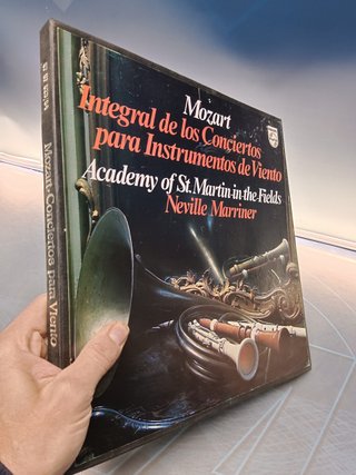 box, vinilos, Wolfgang Amadeus Mozart – Integral Conciertos Para Instrumentos De Viento - 4xVinilos