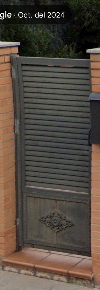 Verja para chalet de hierro