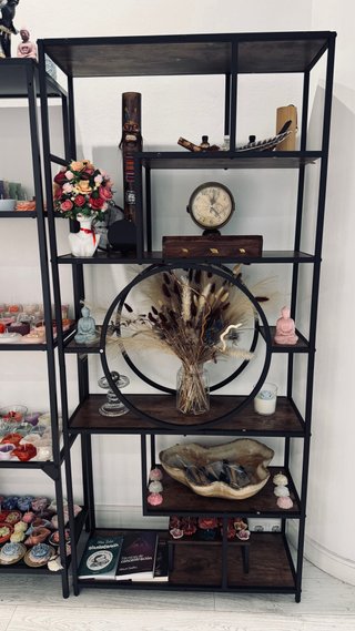 Estantería Metálica y Madera