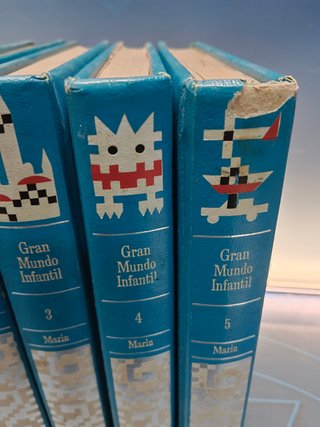Gran mundo infantil 5 Tomos (enciclopedia) del 1 al 5