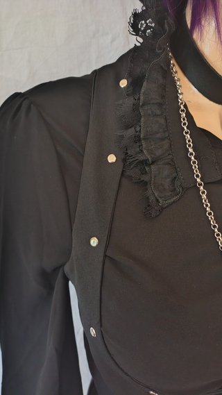 Sottoseno stringivita corsetto gotico