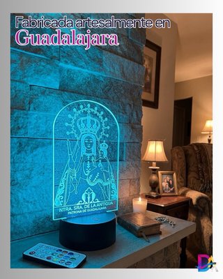 Lámpara LED Virgen de la Antigua Guadalajara