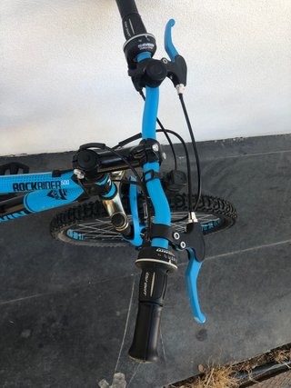 Bicicleta BTWIN ROCKRIDER 500 24 Azul y Negro